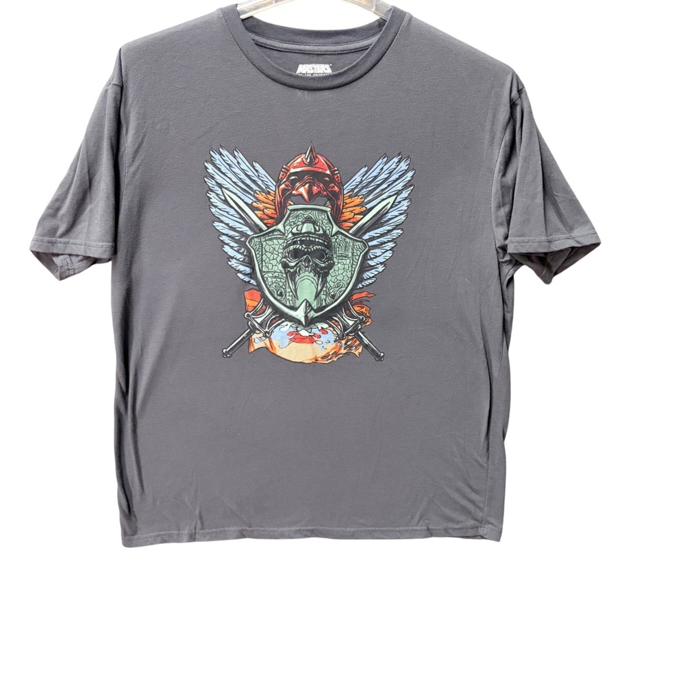 Masters Of The Universe He-Man Castle Grayskull Shirt XL Gray‎ 2019 MOTU Graphic